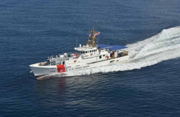 Port side photo of FRC Joseph Napier underway