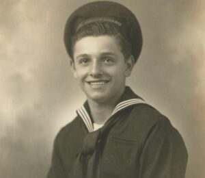 Photograph: Frank DeVita in dress blues