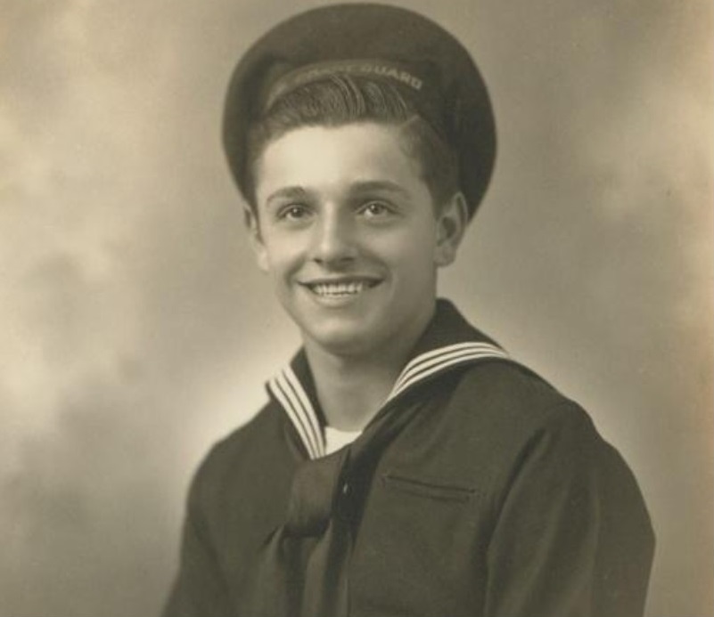 Photograph: Frank DeVita in dress blues