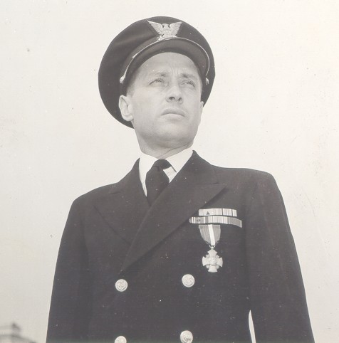 Photo: Commander Quentin R. Walsh in his dress blues