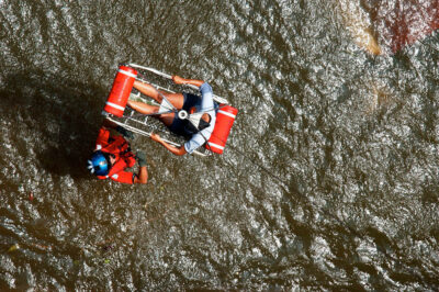 Photo: Air rescue of a pregnant woman.