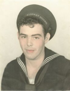 Photo: Maurice Poulin in dress blues uniform