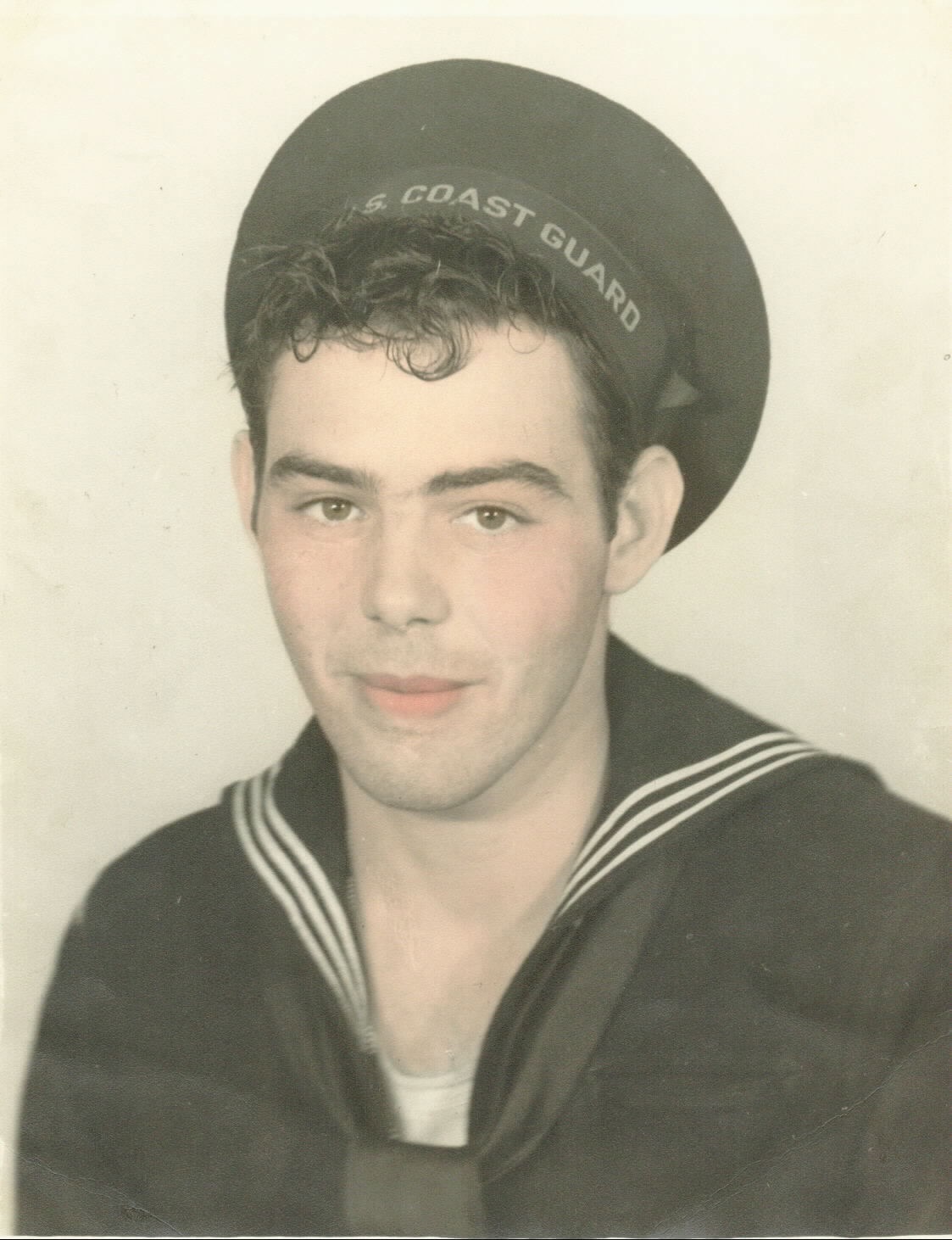 Photo: Maurice Poulin in dress blues uniform