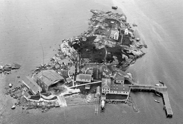 Photo: Aerial view of amphibian airbase.