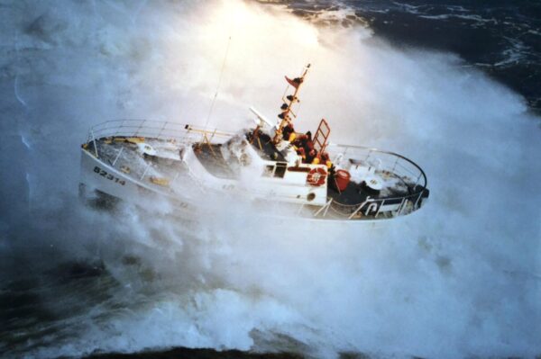 Photo: Lifeboat Triumph II in heavy seas.