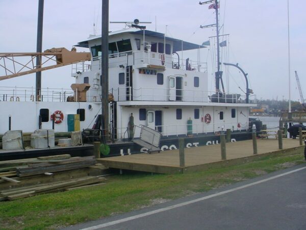 Photo: Pamlico moored.