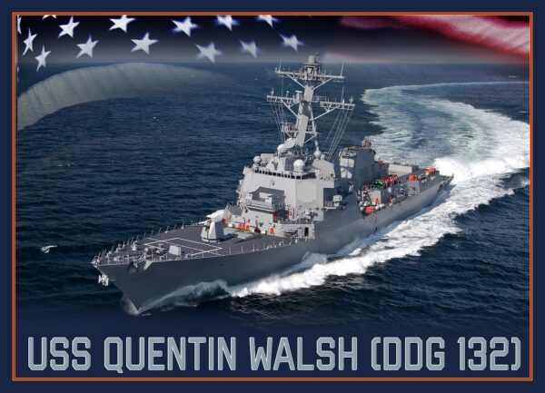 Illustration: USS Quentin Walsh (DDG 132)