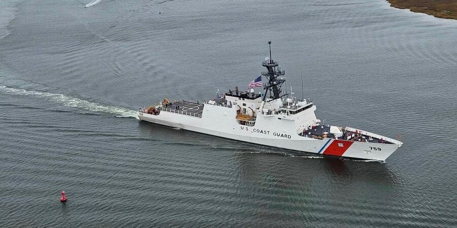 Photo: U.S. Coast Guard Cutter Calhoun (WMSL 759)