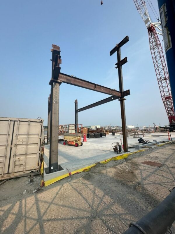 Photo: Steel framing