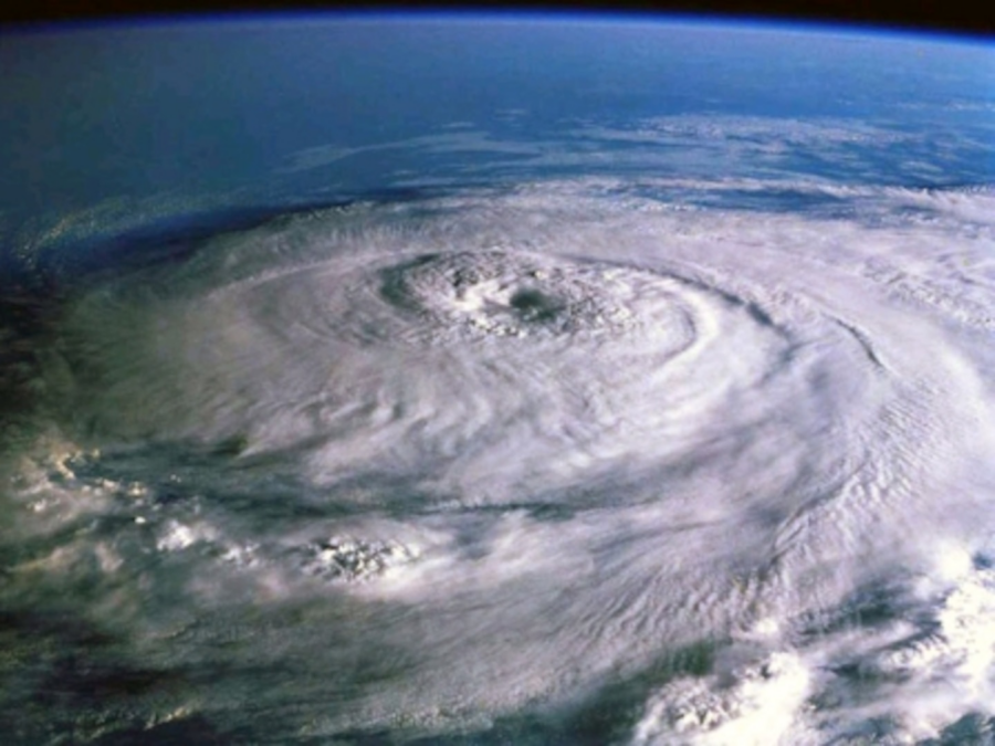 Photo: Hurricane Katrina before making landfall as seen from space