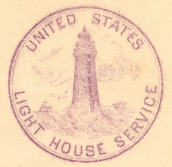 The official seal of the United States Lighthouse Service